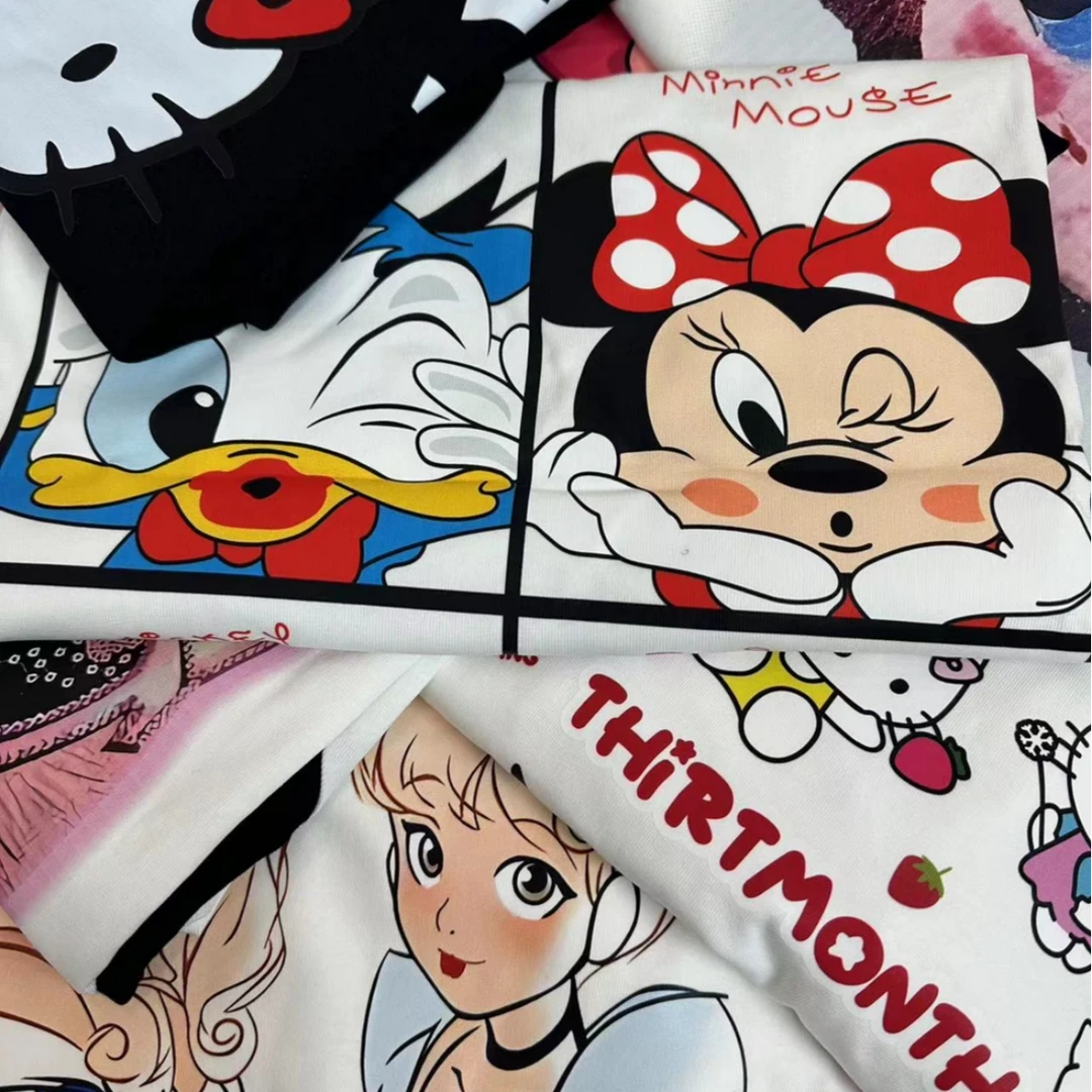 肉肉【001-050】棉短袖T恤圆领打底衫女内搭宽松休闲外穿上衣服女装