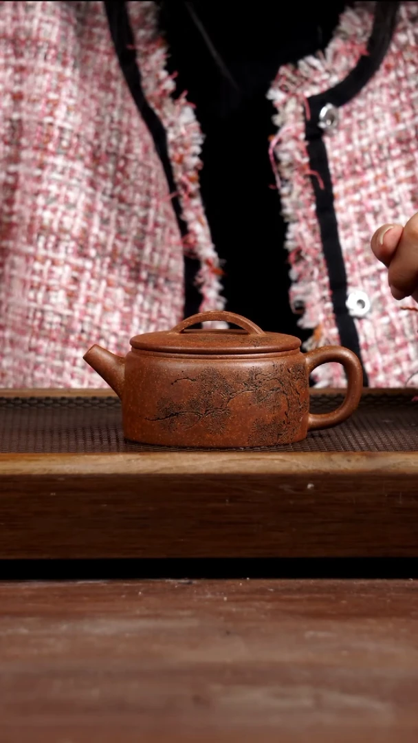 茶壶紫砂龙骨金砂汉瓦220CC