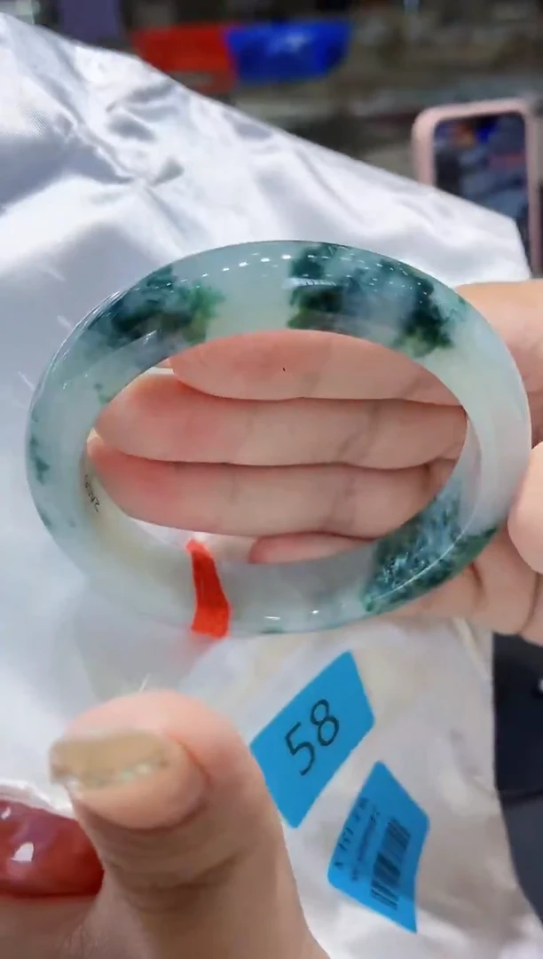 未镶嵌手镯翡翠翡翠手镯58
