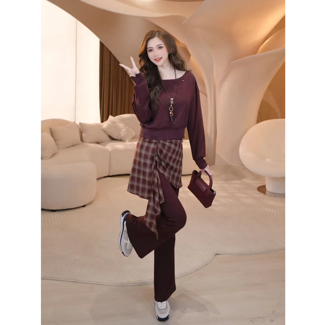 COCO BECCI【伦敦街头】休闲百搭精致优雅气质套装CFXYC254086