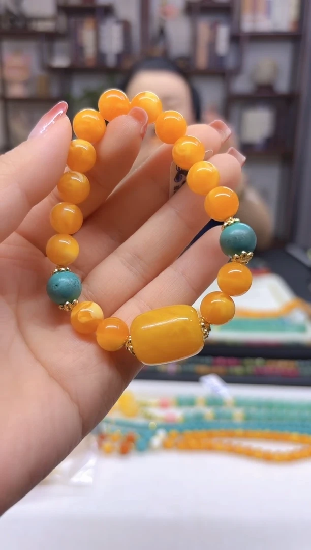 【闪购商品】蜜蜡手链未镶嵌DIY款S253