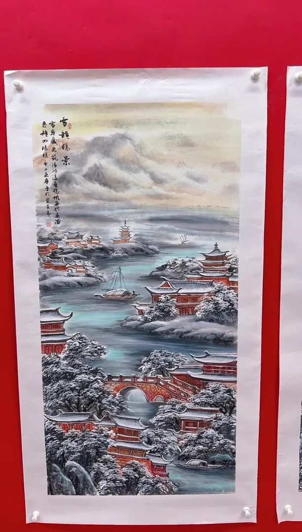 国画画家陆远华纯手绘原作