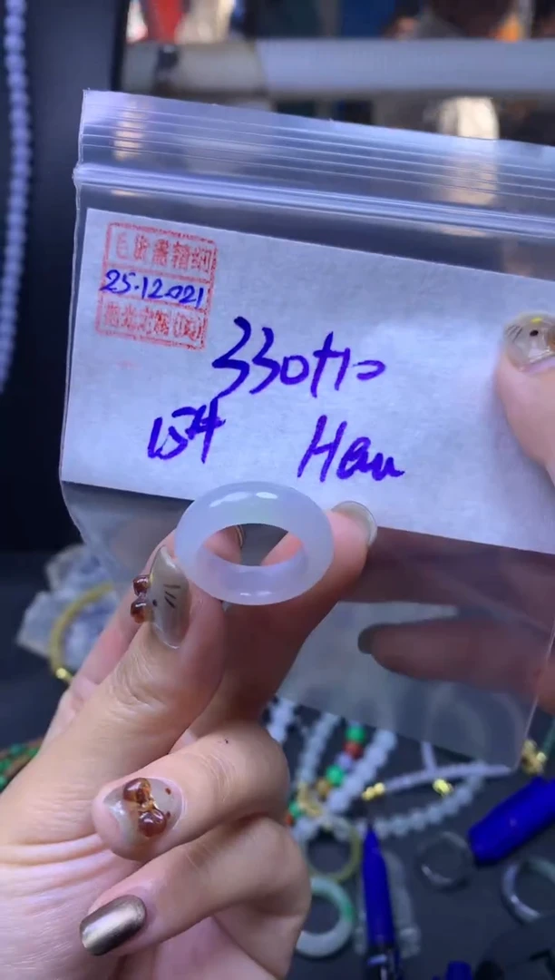 未镶嵌定制翡翠H**?翡翠340元15#毛货需精细抛光021