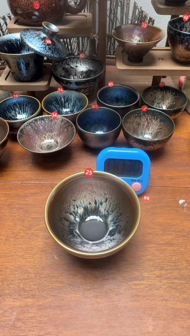 茶盏代*25号建盏工匠茶器
