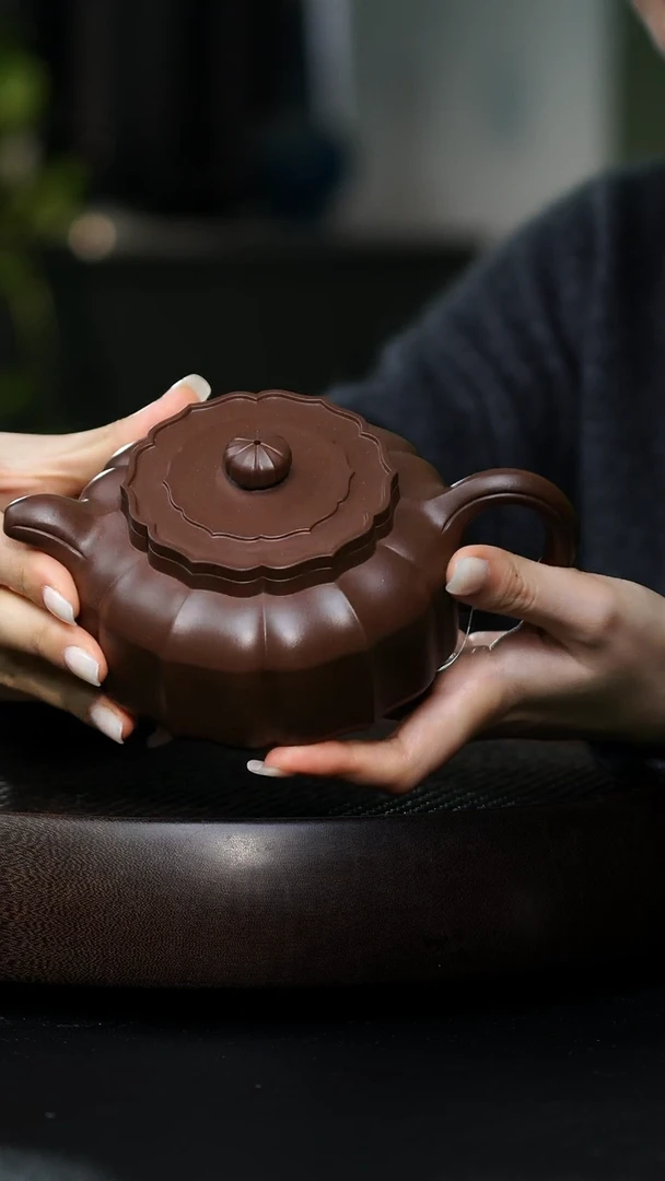 冲****7JCY-0496宝菱（顾景舟原件复刻）-紫泥-460cc