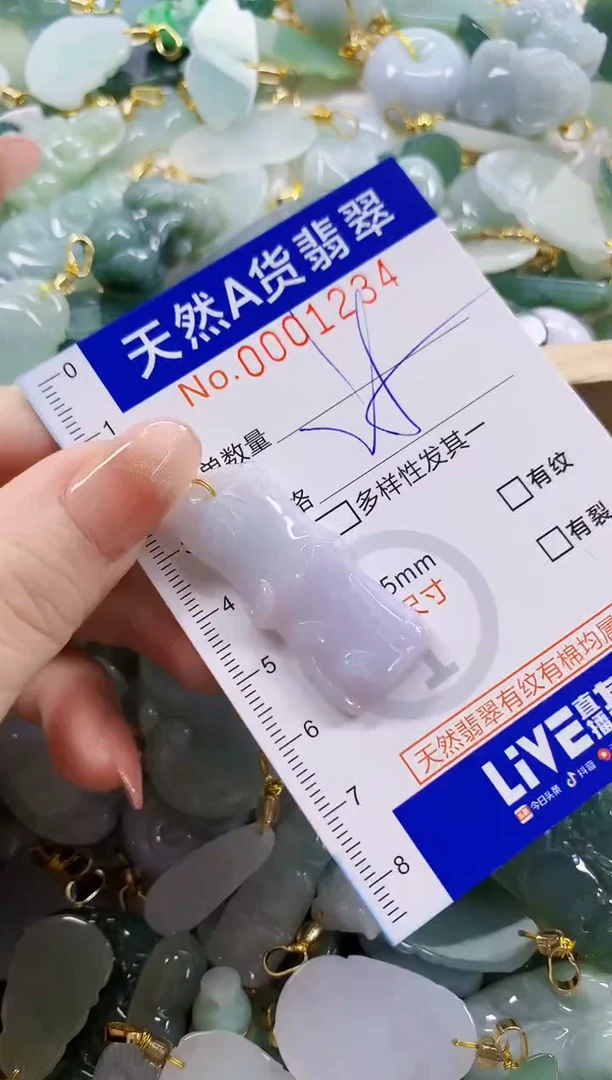 颈饰未镶嵌翡翠天然A货翡翠