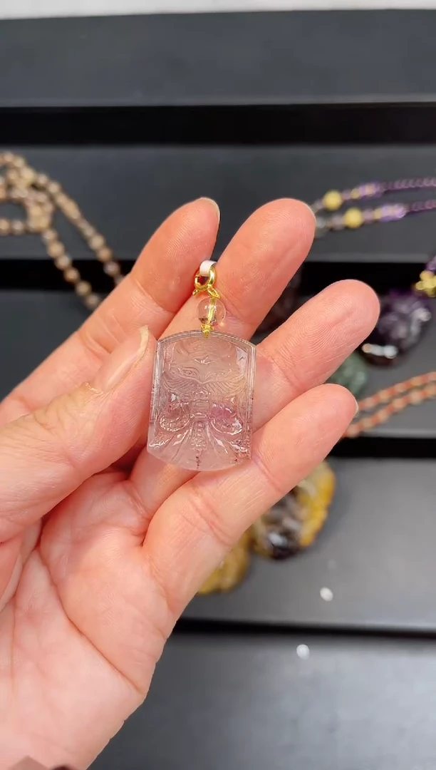 未镶嵌颈饰水晶【百晶灵儿】定制款