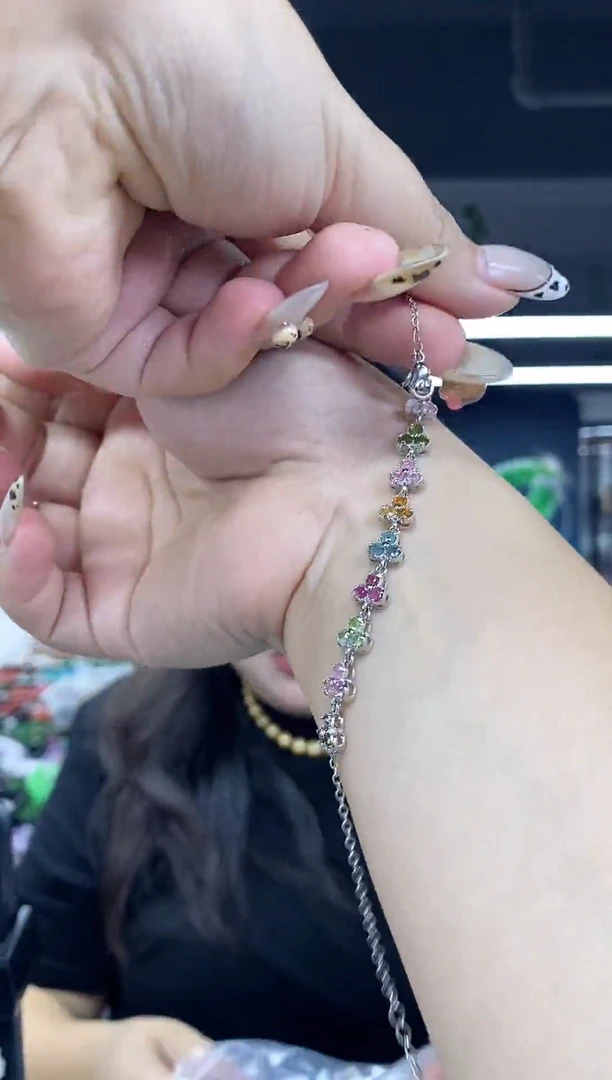 未镶嵌手链碧玺多样性发其一颜色微差