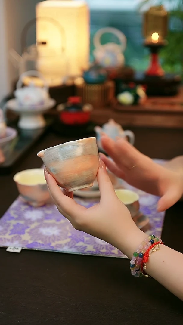 陶瓷茶具慕锦公道杯
