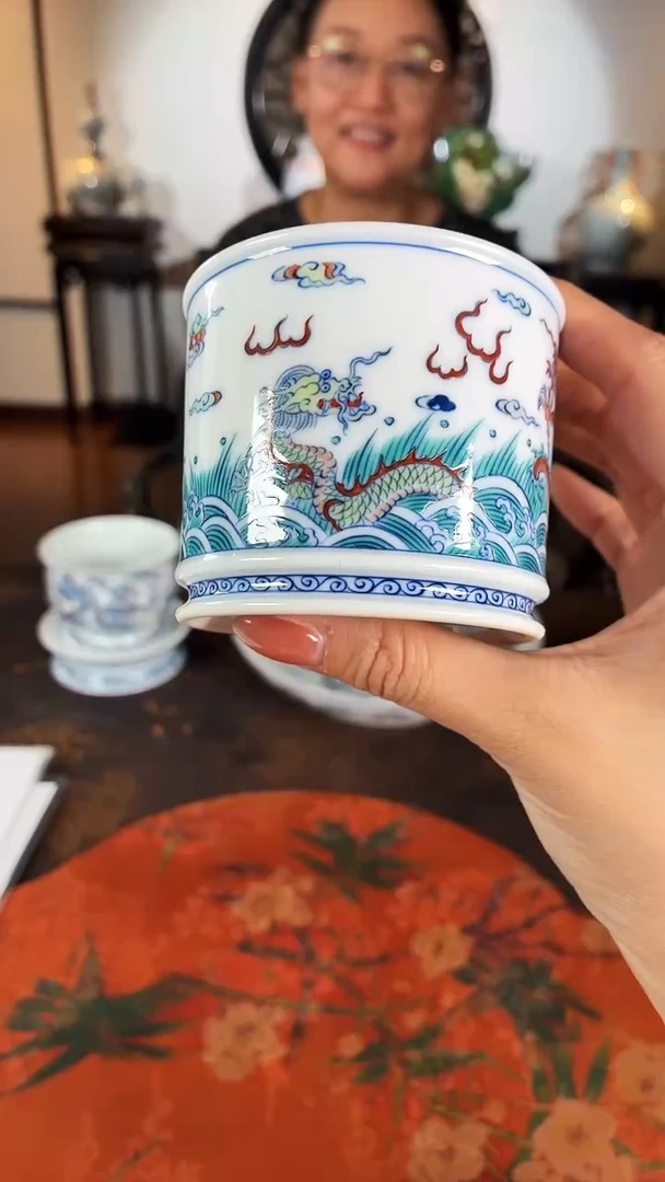 九鸣瓷艺涂杏花专场——