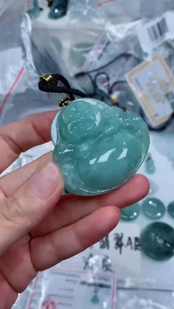 颈饰未镶嵌翡翠吊坠