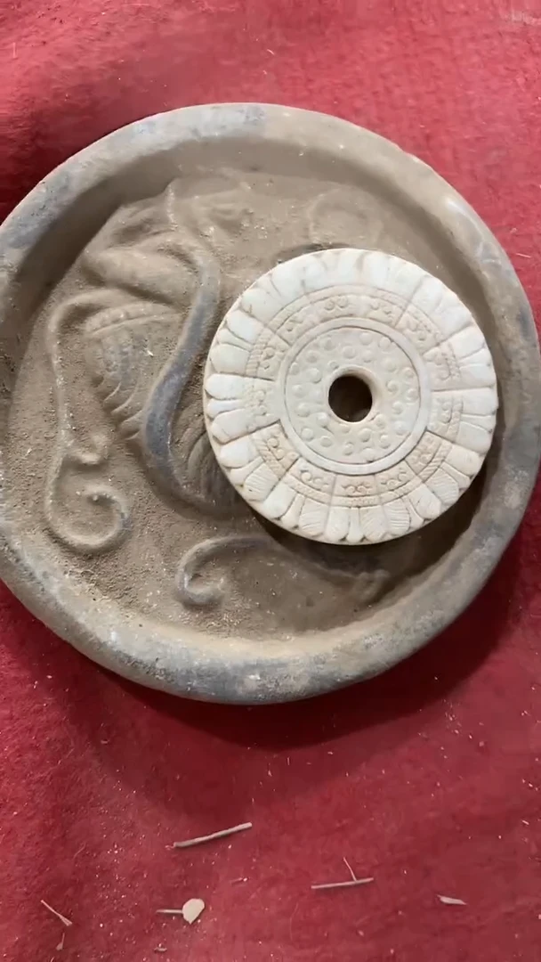 瓷片手工，手绘，陶瓷