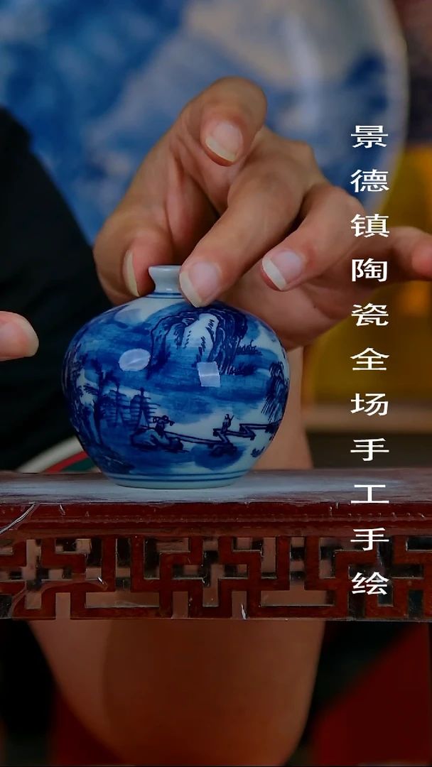 摆件景德镇陶瓷 全场手工手绘