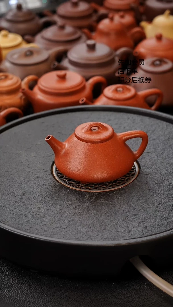 茶壶紫砂微瑕 子冶 140C 原矿高纯度红降坡