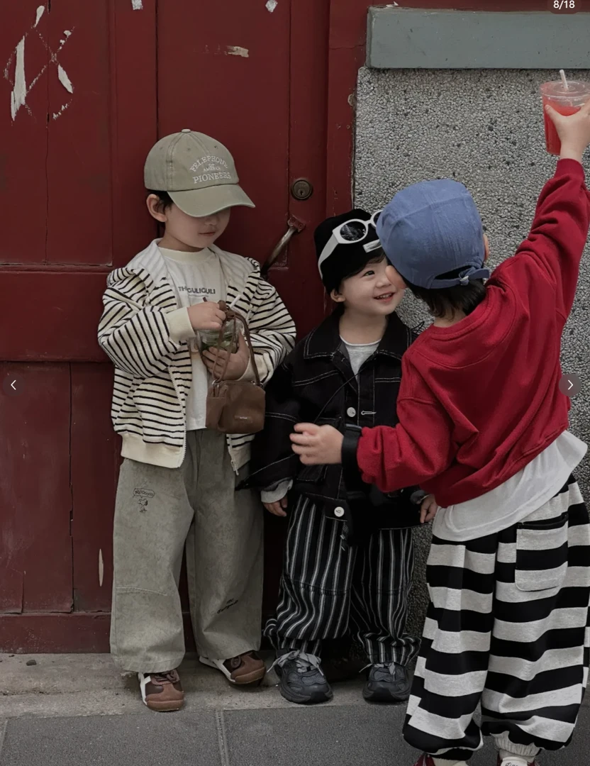 25秋实体品牌高货男女童时尚中小童外套T恤裤子内搭