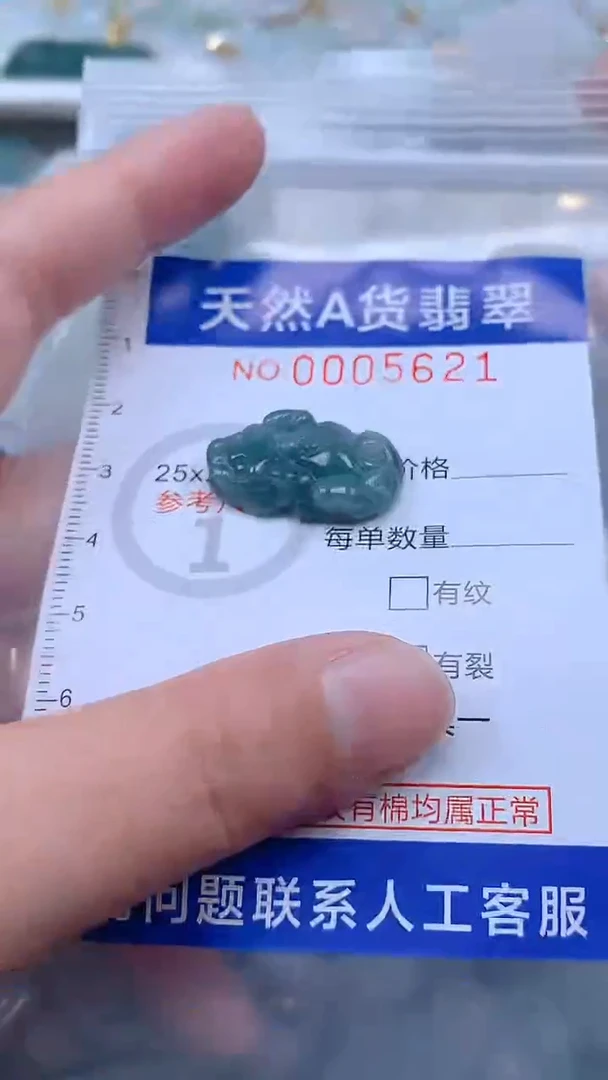 翡翠未镶嵌吊坠(不含链)1