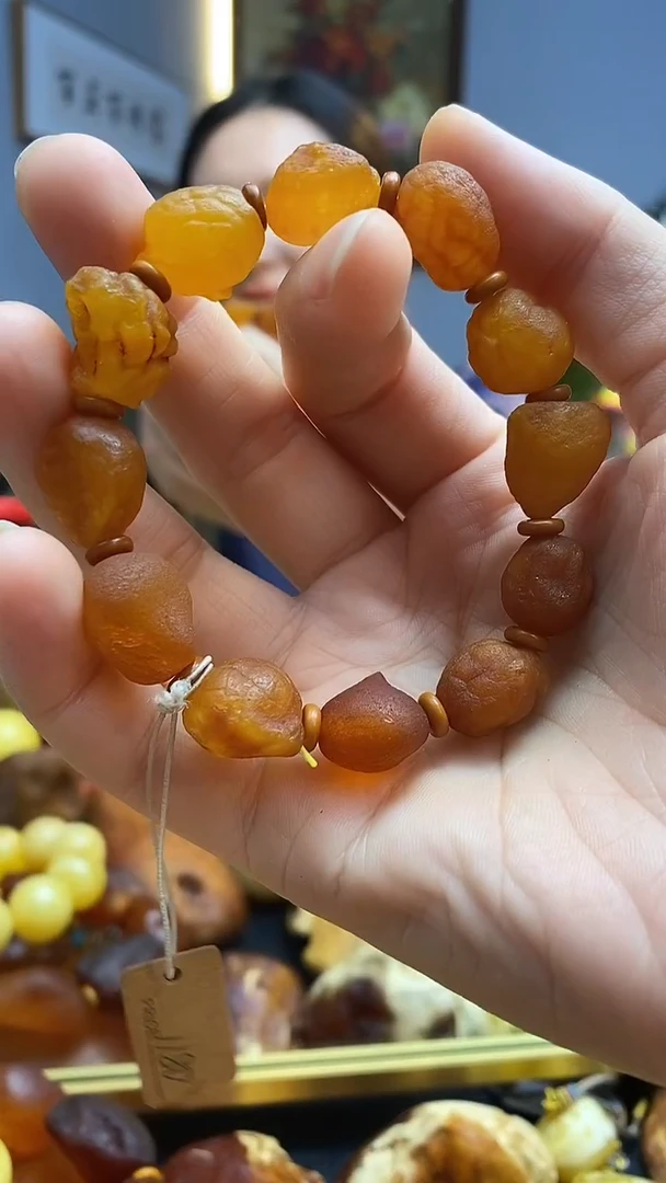 手链琥珀未镶嵌手串