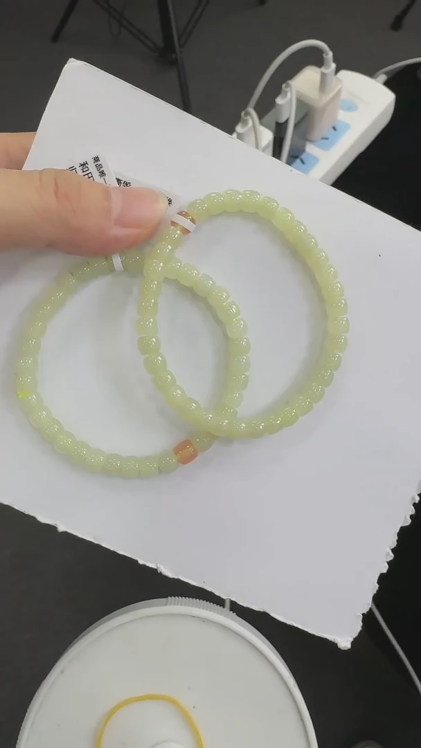 手串未镶嵌和田玉直切多样性发一件