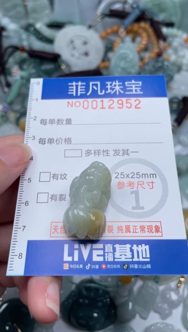 颈饰未镶嵌翡翠12952