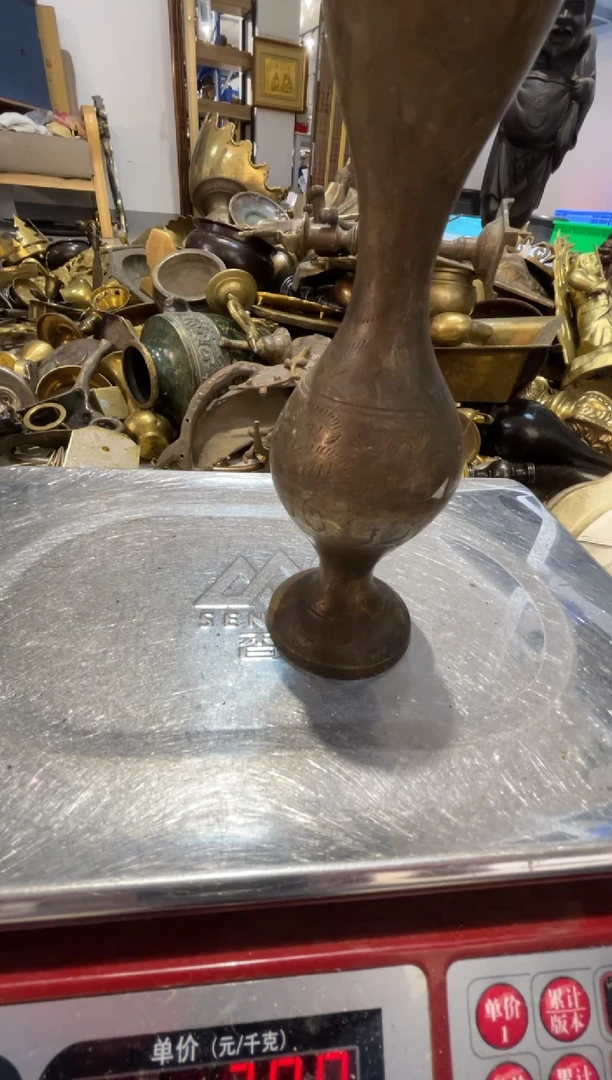 茶盏大阪回流商品铜器摆件116