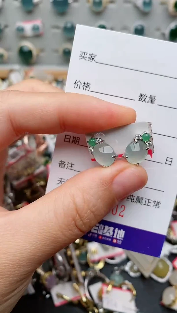 银S925镶嵌戒指翡翠.102