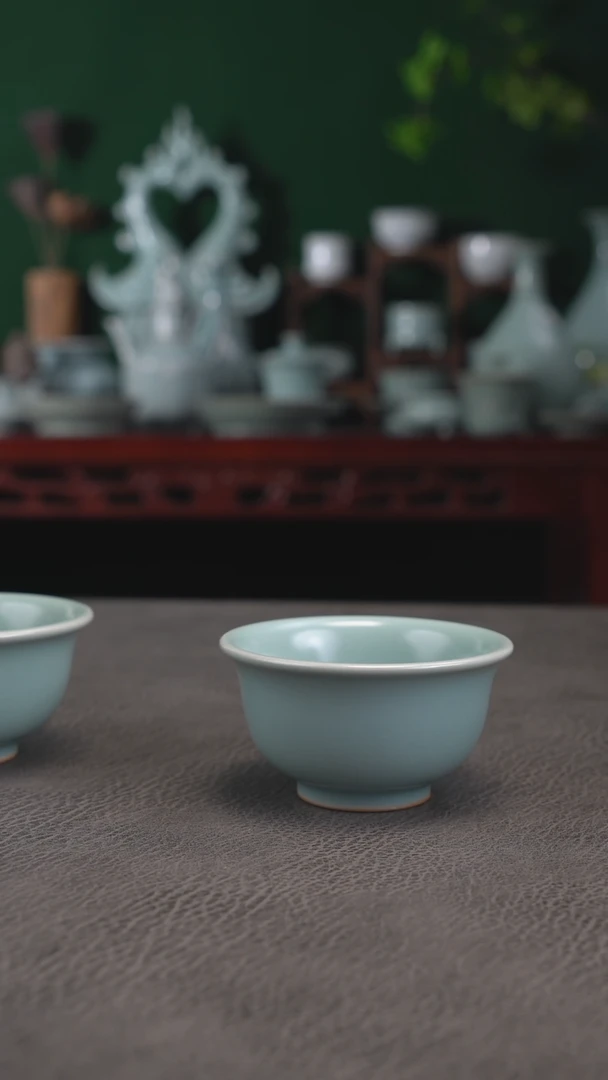 75号压手杯无纹微微暇简包-二
