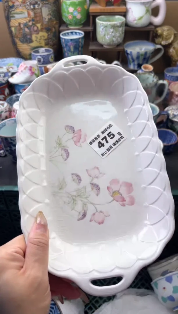 瓷片银****风475号六六工艺品瓷器