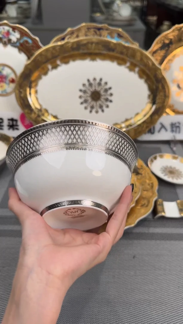 【闪购商品】瓷片6英寸面碗福利款微瑕 2个