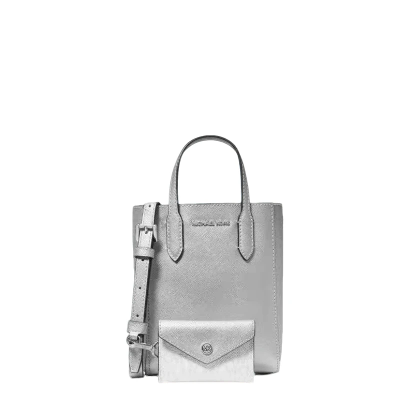 MICHAEL KORS VINCENT迷你斜挎包银色 约18*6*19cm 35F4S2VC0M