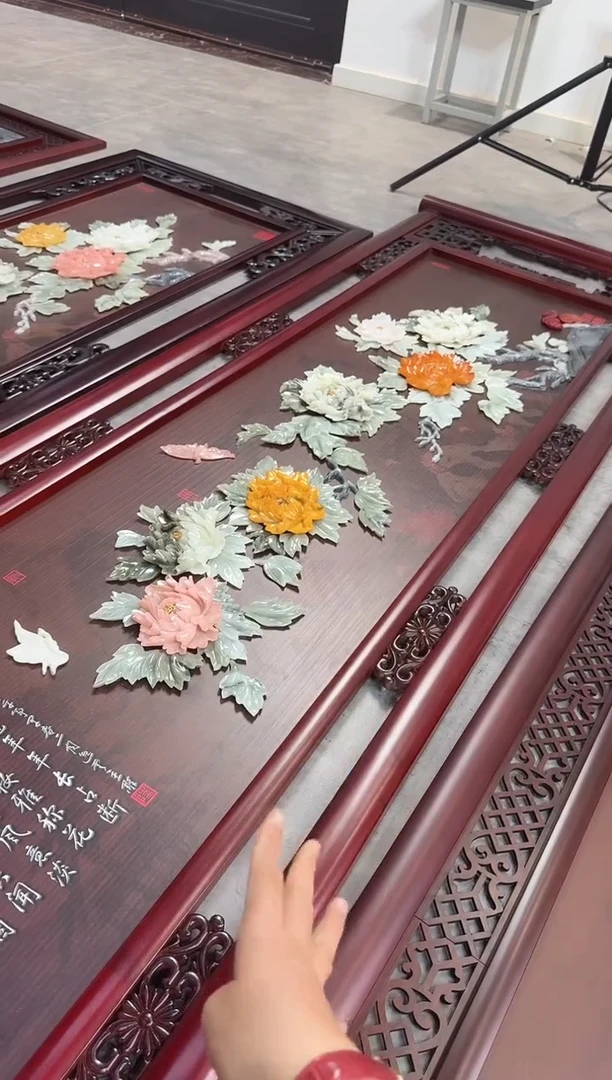 横款248*95书轴款花开富贵