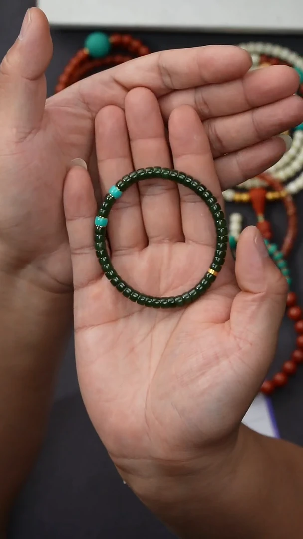 手串未镶嵌和田玉能*和田玉手串