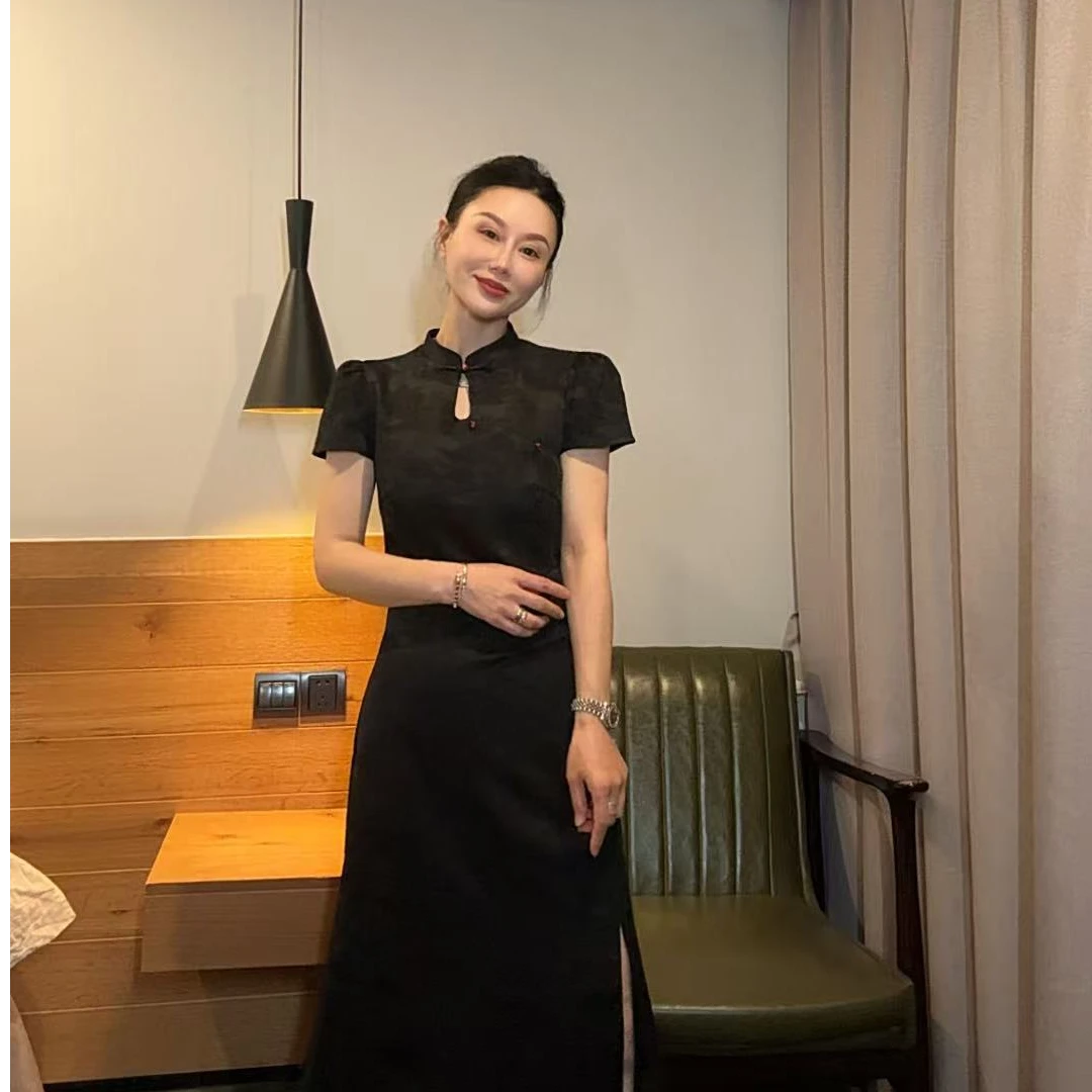 【那尚新品】气质显瘦韵味旗袍连衣裙