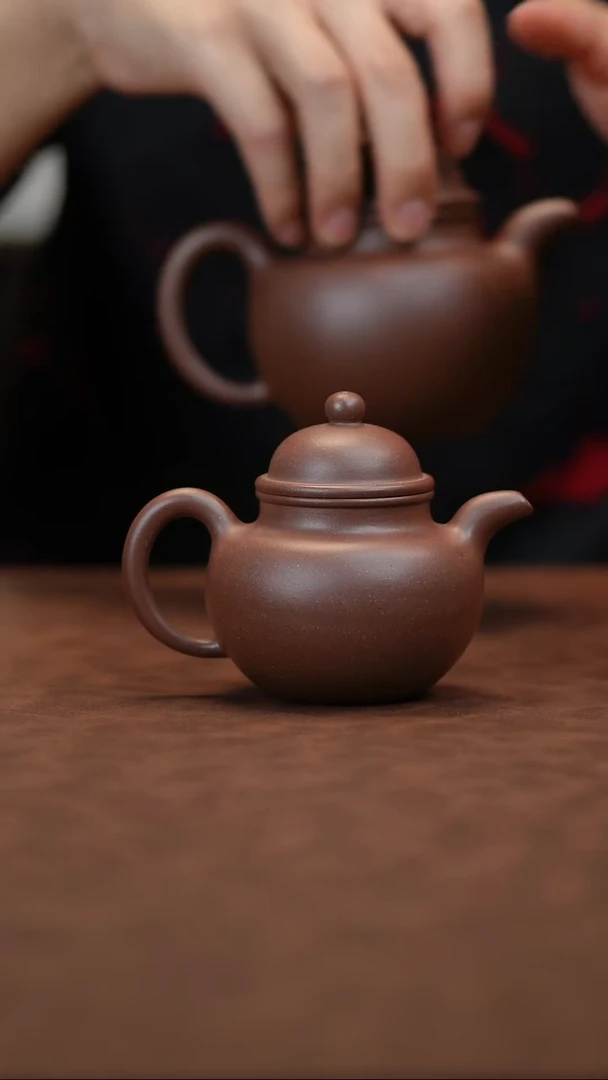 茶壶紫砂启*原矿宜兴紫砂茶壶微瑕