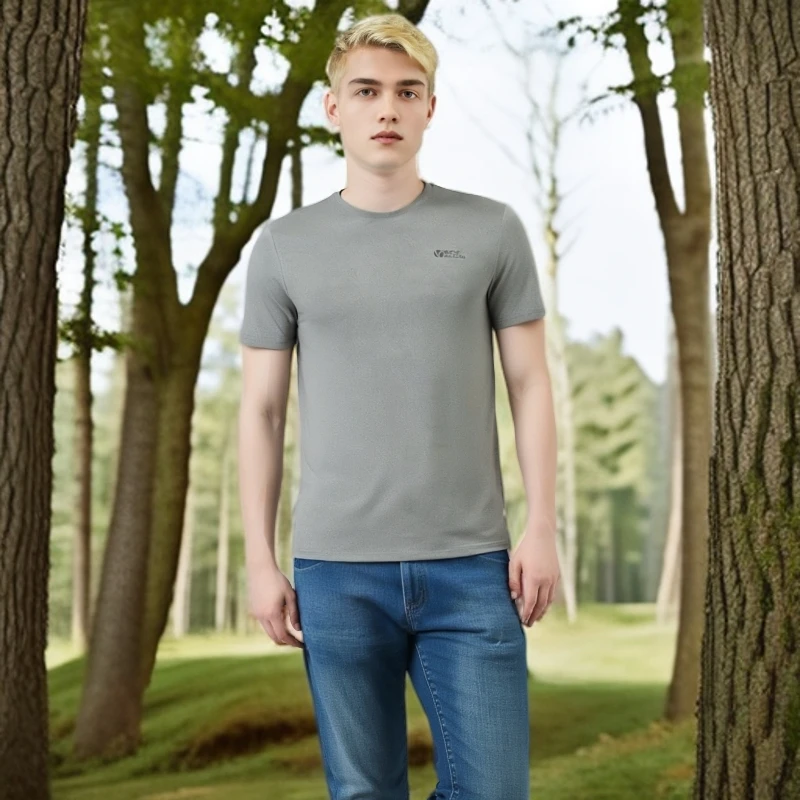 RockCloud/岩云透气速干运动T恤休闲T恤上衣印花半袖夏季男款