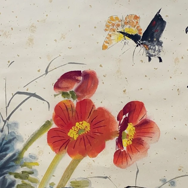DY6011 唐先生 花鸟 67*42 纸本
