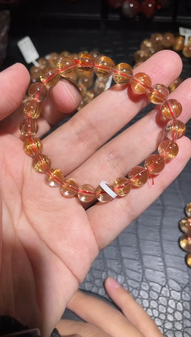 【闪购商品】水晶手链未镶嵌发晶单圈A8.5（多样性发其一）