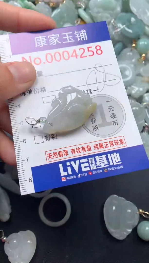 颈饰未镶嵌翡翠4258