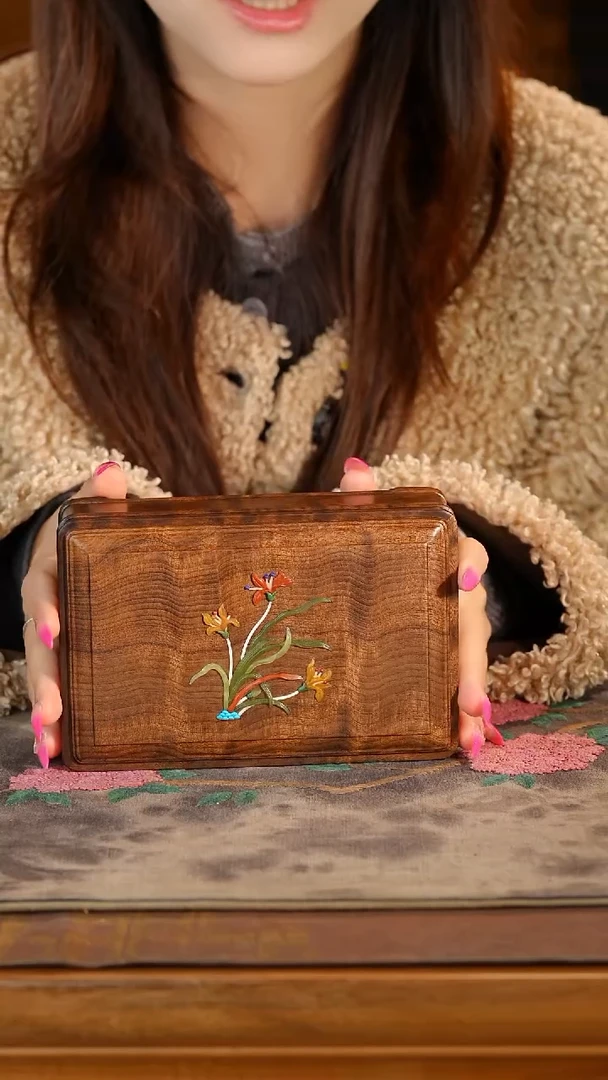 金丝楠原木手工宝石盒