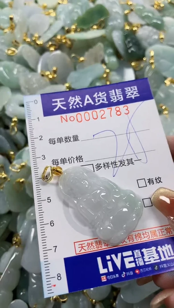 颈饰未镶嵌翡翠天然A货翡翠
