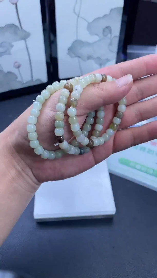 未镶嵌手串和田玉多宝手串/多样性发其一