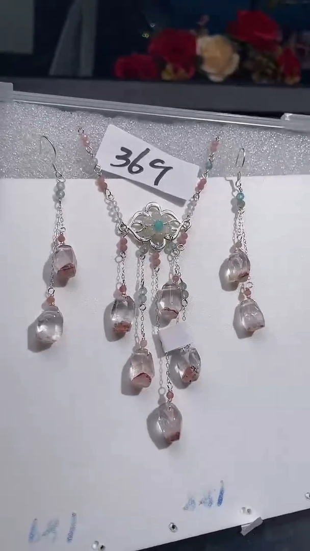 银S925镶嵌耳饰紫晶喜欢拍