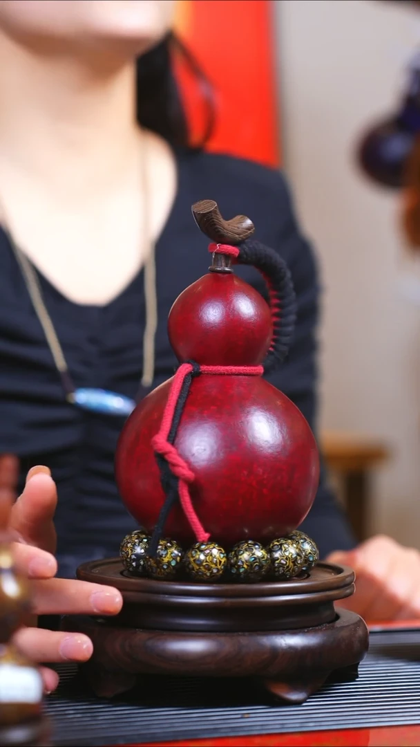 【闪购商品】JG264过年送臻选大漆酒葫芦