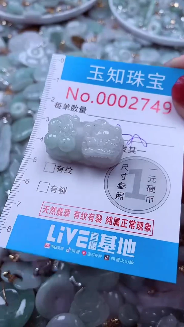 吊坠(不含链)未镶嵌翡翠2749