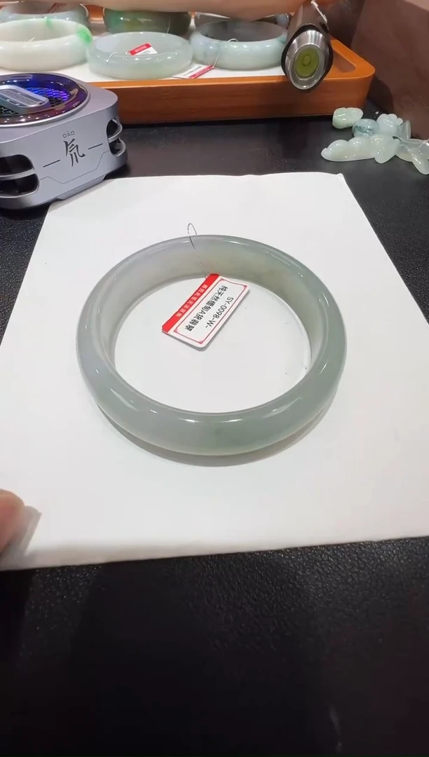 纯天然缅甸A货翡翠手镯57-58mm-98号