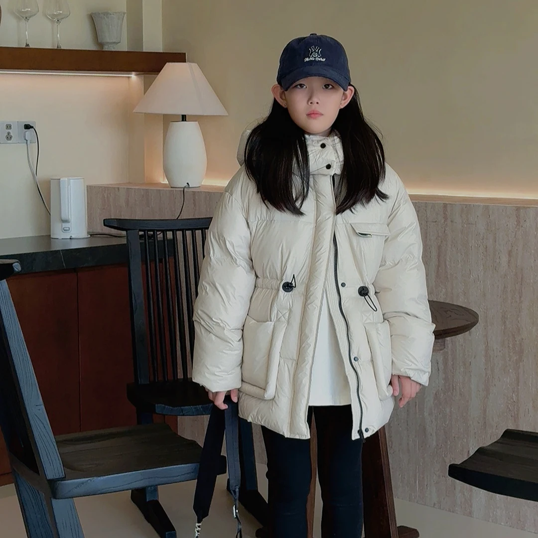 现货    【茉莉奶白】新款冬季儿童女童新款男童羽绒服010
