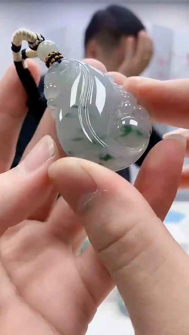 定制翡翠未镶嵌4898bb-毛货挂件122