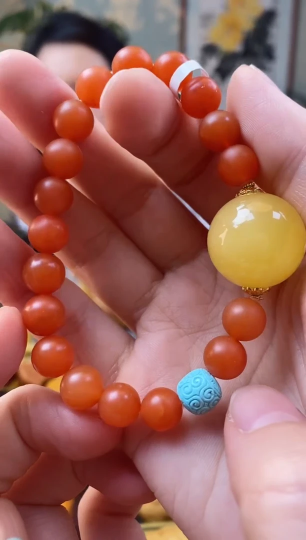 【闪购商品】琥珀手串未镶嵌手串