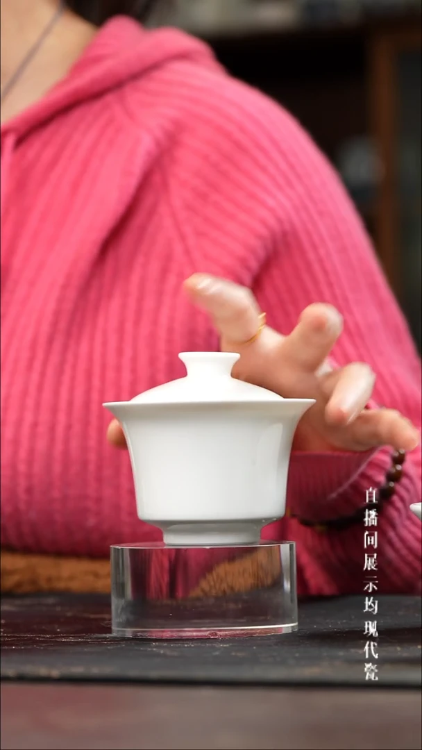 景德镇马蹄盖碗盖碗