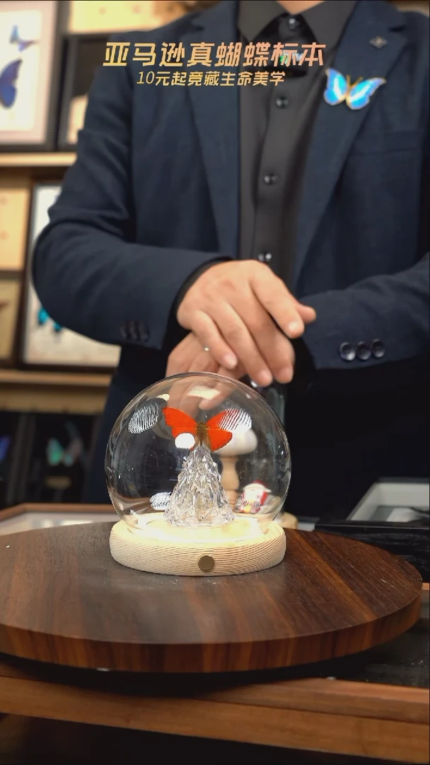 血漪蛱蝶圣诞玻璃球款