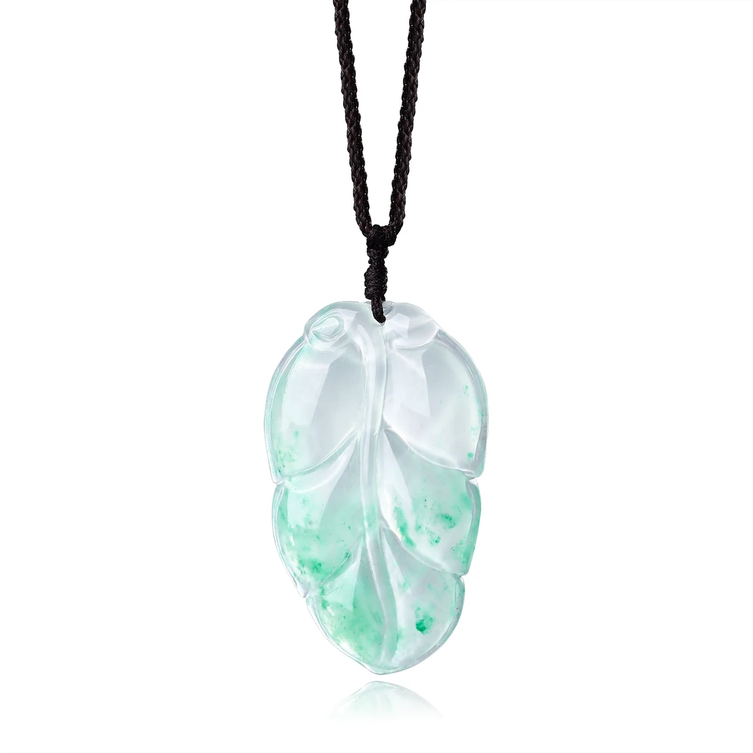 【雪儿】正品飘花非洲翠叶子女吊坠·多样性发一